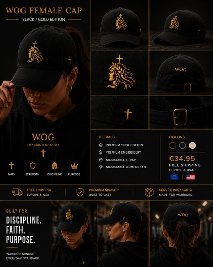 WOG Warrior Cap – Faith • Strength • Purpose